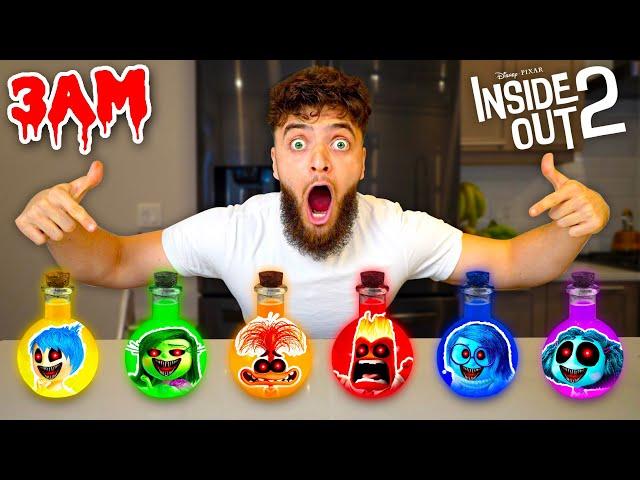 DO NOT ORDER ALL INSIDE OUT 2 MOVIE POTIONS AT 3AM!! (CURSED EMOTIONS)