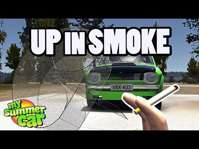 SMOKING AND FISHING! - MY SUMMER CAR BETA