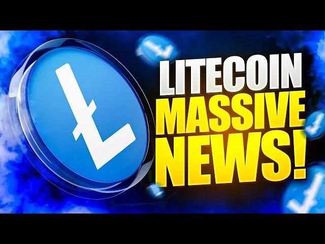 LITECOIN HUGE NEWS! - LTC CRYPTO UPDATE 2024