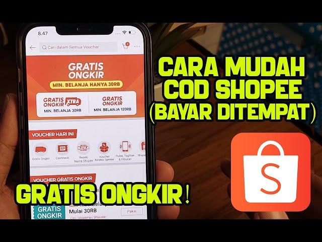 Cara COD Shopee Paling Lengkap!! Beli Barang Bayar Ditempat dan Gratis Ongkir