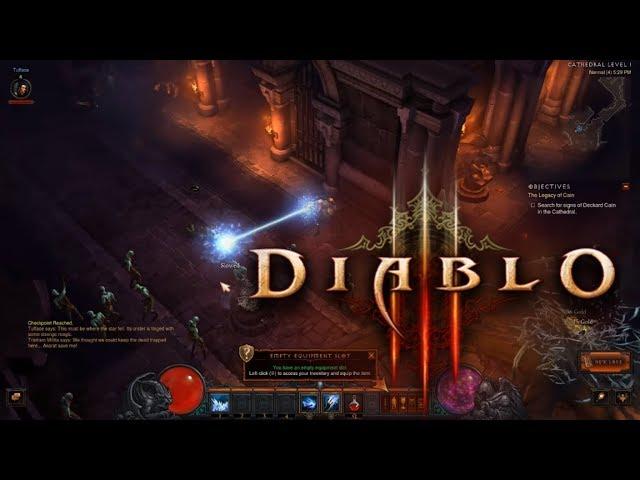 Diablo 3 PC Gameplay - Lets Play Wizard