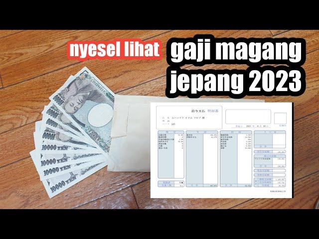 GAJI pemagang di jepang 2023 | gaji magang di jepang terbaru 2023