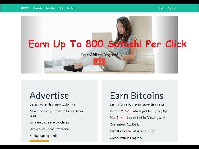 BtcVic - Earn free Bitcoins satoshi fast 100% Step by Step