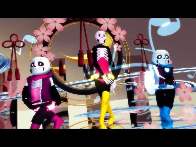 [MMD] Lust Sans's and Lust Papyrus - STEP [DL]