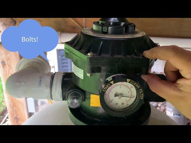 How to repair a leaking multiport valve on a pool filter