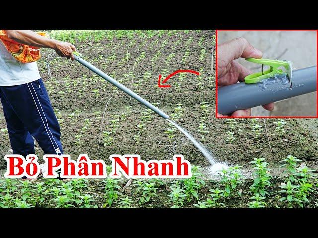 Cách Chế Dụng Cụ Bỏ Phân Nhanh Tiết Kiệm Rất Nhiều Tiền / Chế Công Cụ Bỏ Phân . agricultural tools