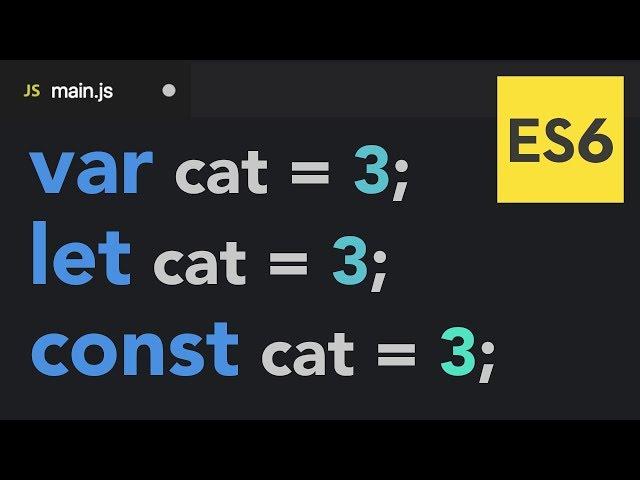 var, let and const for beginners (ES6)