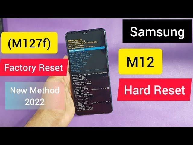 Hard Reset / Samsung galaxy M12 (m127f) Hard Reset & Unlock Pattern /  New Method 2022