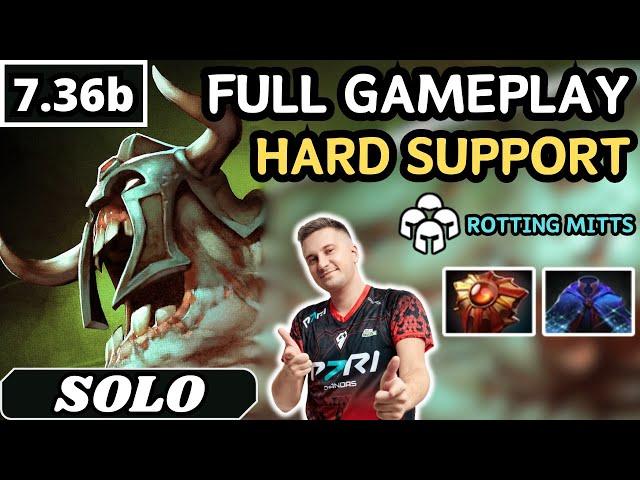 7.36b - Solo UNDYING Hard Support Gameplay - Dota 2 Full Match Gameplay