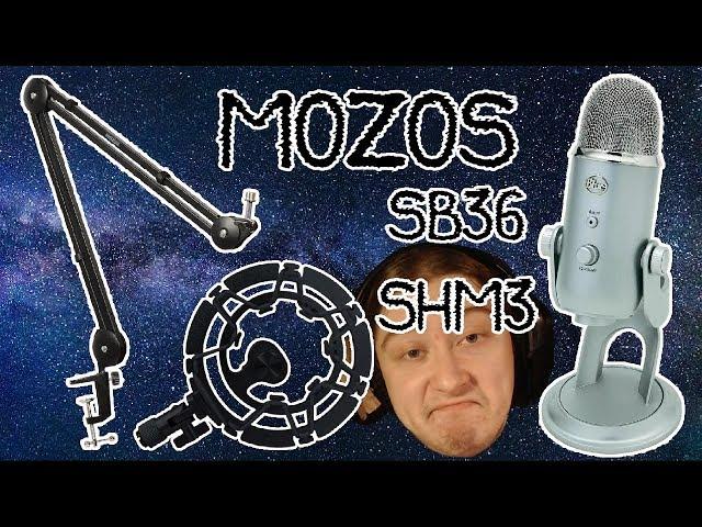 UNBOXING - Ramię mikrofonowe i kosz antywstrząsowy do Blue Yeti - MOZOS SB36, SHM3