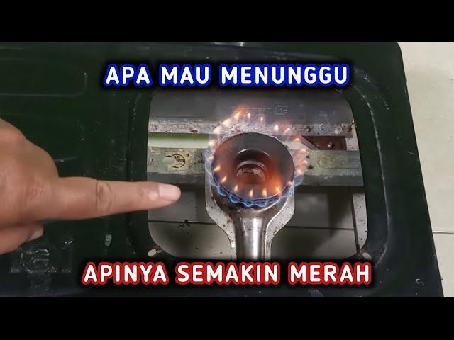 Jangan Sampai Api Kompor Gas Semakin Berwarna Merah