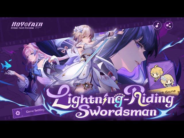 HoyoFair Mini Gameplay : Lightning - Riding Swordsman | Genshin Impact