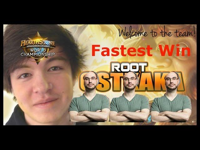 Hearthstone World Championship Ostkaka VS Hotform Quickest Win