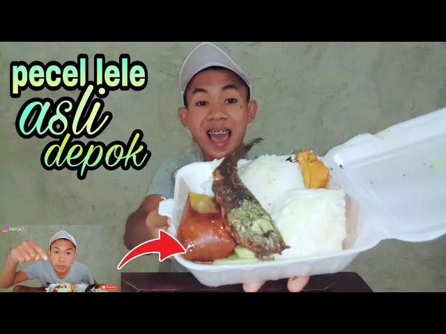 MAKAN PECEL LELE ASLI DEPOK ( indonesia asli )