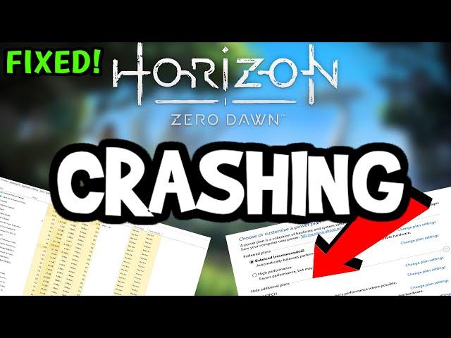 How To Fix Horizon Zero Crashing! (100% FIX)