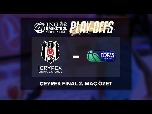 BSL Play-Off Çeyrek Final Özet | Beşiktaş Icrypex 82-79 Tofaş