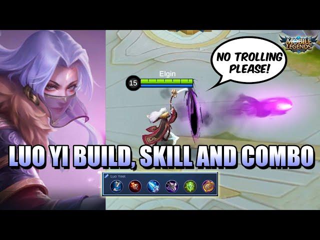 LUO YI GUIDE - THE TROLL QUEEN HAS ARRIVED - BUILD, SKILLS AND COMBO GUIDE MLBB