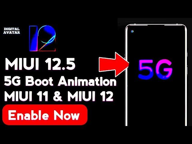 Install MIUI 12.5 Boot animation|5g Boot Animation Xiaomi Phone. MIUI 12.5 Boot Animation Miui 11