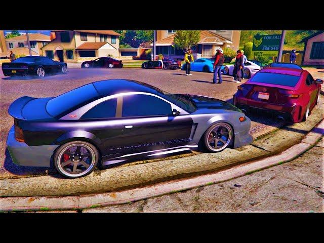 GTA5 STREET OUTLAWSWILD CAR SHOW!! NEW DLC!