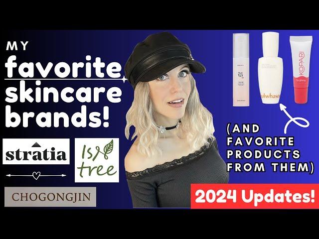 My FAVORITE Skincare Brands (& Products!)