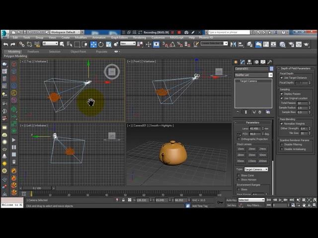 Camera setting in 3d max for beginners | 3ds max Basic