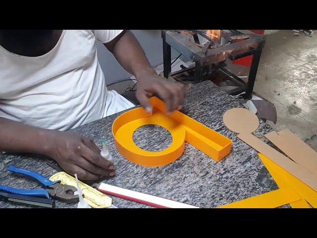 How  to make 3D letter meking