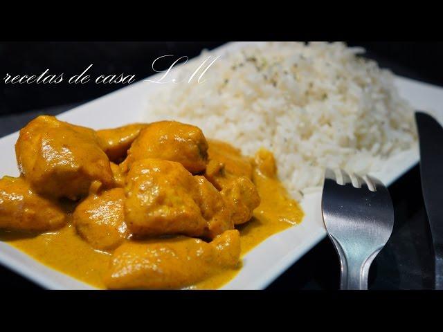 POLLO AL CURRY RECETA MUY FÁCIL Y RÁPIDA