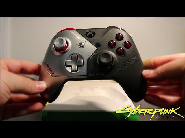 Cyberpunk 2077 Xbox One Controller Unboxing!