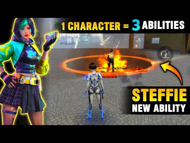 STEFFIE CHARACTER NEW ABILITY | OB33 UPDATE - GARENA FREE FIRE