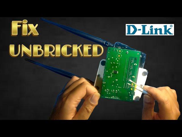 How to Fix BRICKED DLINK Router