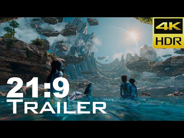 [21:9] AVATAR 2: The Way of Water (2022) Ultrawide 4K HDR Trailer | UltrawideVideos