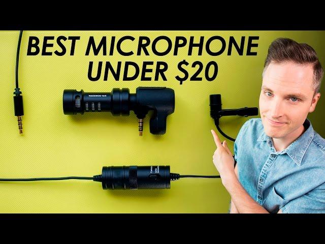 Best Microphone Under $20? — 3 Cheap Microphones for YouTube Videos