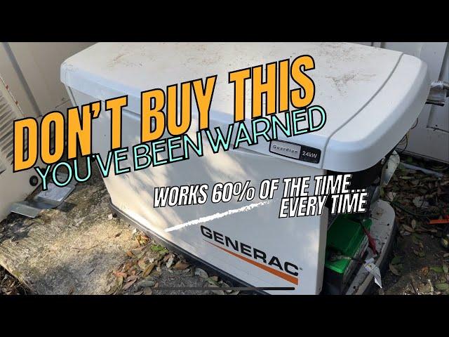 Don’t Buy The Generac Whole House Generator | Certainly Never Trust It | This Video Will Help People