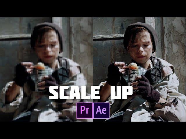 Scale Up Плагин для Premiere Pro и After Effects Как Увеличить Качество Видео