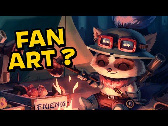 FAN ART IN YOUR PORTFOLIO?  ( League of Legends speedpaint process)