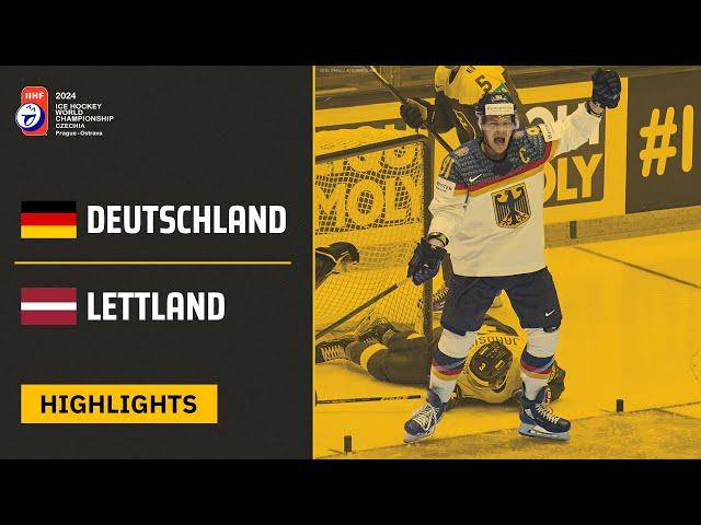 Deutschland vs. Lettland | Highlights - 6. Spieltag, Eishockey-WM 2024 | SDTV Eishockey