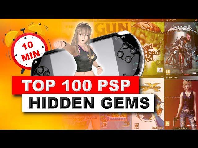 Top 100 PSP / Playstation Portable Hidden Gems in 10 Minutes