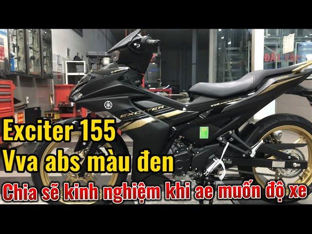 Yamaha Exciter 155 ABS 2024 ĐEN NHÁM - MÂM VÀNG ĐỒNG | Bình Exciter