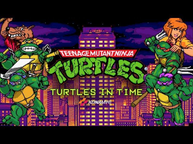 Teenage Mutant Ninja Turtles: Turtles in Time (1991) Arcade - 4 Players [TAS]