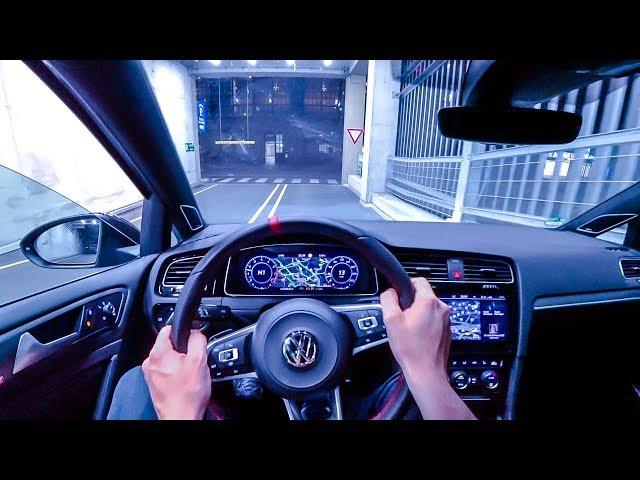 2019 Volkswagen GTI TCR (290PS) NIGHT POV DRIVE Onboard (60FPS)