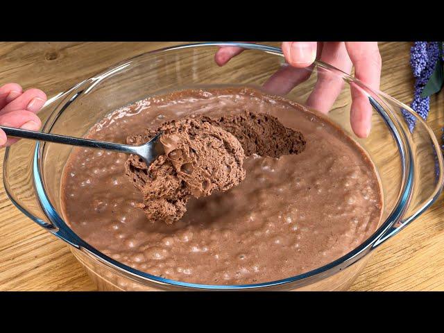 Only 2 ingredients! Chocolate mousse! A recipe that has been tried and tested for years!