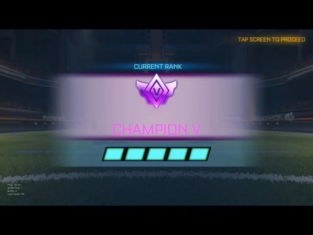 Champion 5 2v2 Rank Up Game | No Commentary Gameplay Rocket League Sideswipe