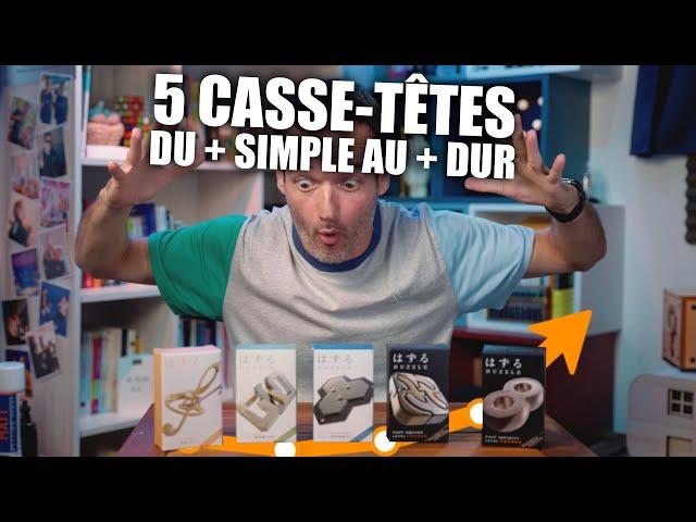 Rush de 5 casse-têtes ! Du plus simple au plus dur.