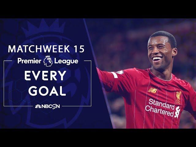 Every goal from Matchweek 15 in the Premier League | NBC Sports