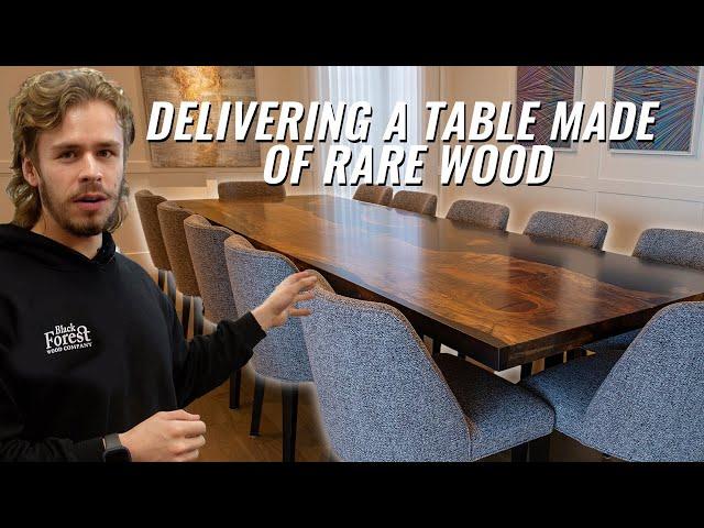 Delivering A $22K Table Made Of Rare Wood