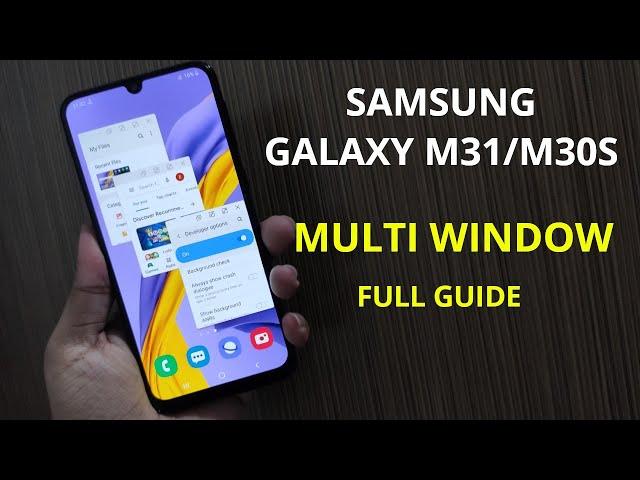 Samsung Galaxy M31/M30s : Multi Window & Pop Up Window Full Guide