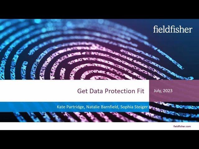 Get Data Protection Fit: Data Reform Bill in 20 minutes