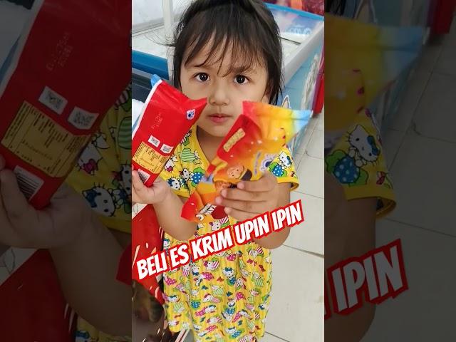 Beli Es Krim Upin Ipin Buat Adex #shorts #eskrim #eskrimupinipin #adex #viral