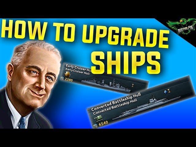 HOI4 Man the Guns How to Upgrade Ships (Hearts of Iron 4 MTG Expansion Guide)