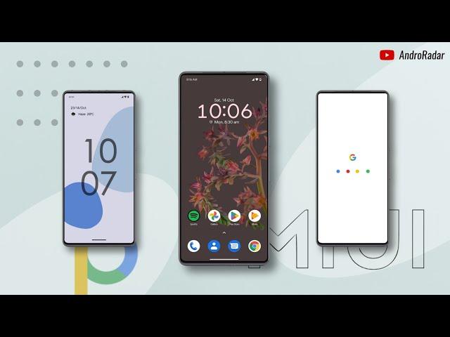 Google Pixel Experience theme for MiUI with Google Boot Animation 